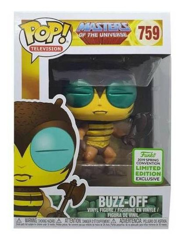 Funko Pop Masters Of The Universe Buzz Off 759 Limited 