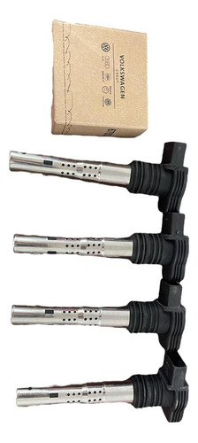 Kit 4 Bobinas Volkswagen Jetta A3 A4 Turbo 4 Pines