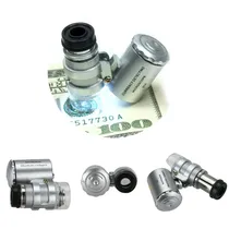 Comprar Luz De Led 60 X Microscopio Lupa Lupa Lupa Handheld Pocket M