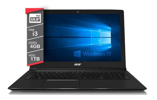 Notebook Core I3 Acer 7020u Aspire 4gb 1tb 15.6 W10