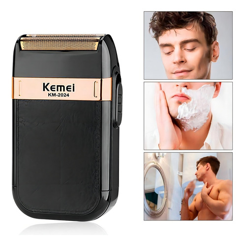 Barbeador Profissional Elétrico Kemei Shaver Km-2024 Premium