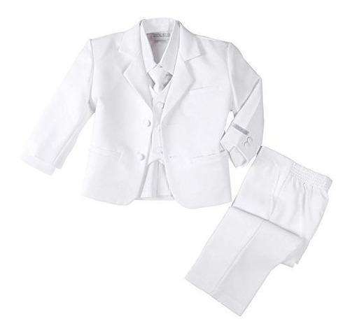 Juego De Traje Blanco Formal De Spring Notion Baby Boys, 6m