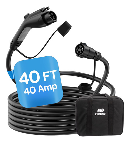 J1772 Cable De Extension De 40 Pies/39.4 Ft, Cable De Carga