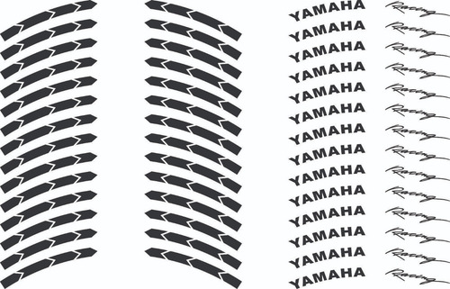 Imagen 10 de 10 de Calcos Yamaha Llantas + Regalo - 00164 Graficastuning