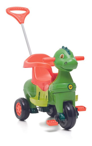 Triciclo Calesita Buggy Con Guia Y Sonido Tipo Dinosaurio