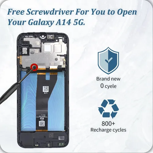 Bateria De Repuesto Para Samsung A14 5200mah Sm-a146u