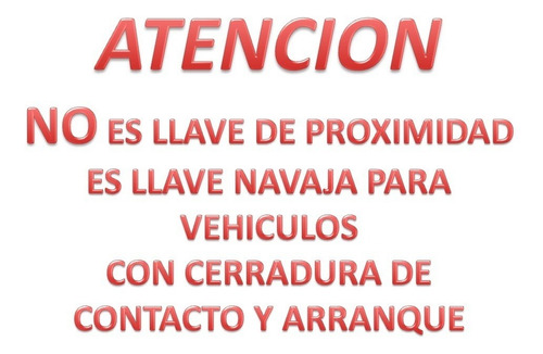 Imagen 2 de 2 de Chevrolet Onix 2019 Llave Original Programada No Proximity