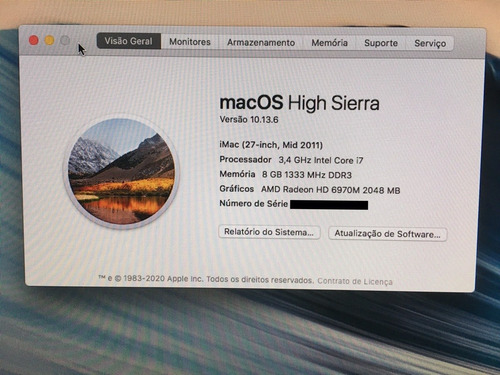 Apple iMac Core I7 (27 Inch) Hd 1tb A1312