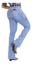 Comprar Calça Country Bordada Jeans Lycra Farm Efeito Levanta Bumbum