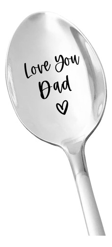 Los Mejores Regalos Para Papá - Love You Dad Spoon Tea Coffe