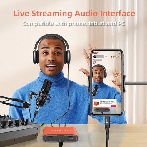 192khz/24bit Audio Interface, Portable Usb & iPhone Guita...
