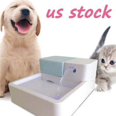 Imagen 1 de 5 de 1.8 L Agua Pet Bebedero Tazón Auto Perro Gato Gatito Filtro