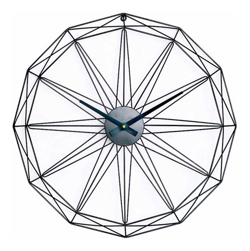 Reloj De Pared Tona Decoracion Hierro Ø60cm