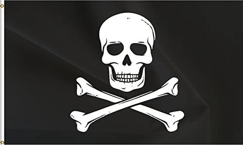 Bandera Piratas Anconine Bandera De Calavera Pirata Jolly Ro