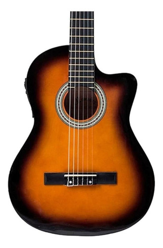 Imagen 2 de 2 de Guitarra Electroacústica Memphis 951 para diestros 2-color sunburst