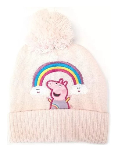 Gorro De Invierno Infantil Lana Peppa Pig Pep1096 Original