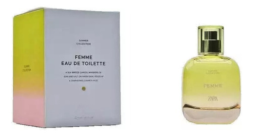 Zara Femme Summer Perfume For Women Eau De Toilette 90 Ml