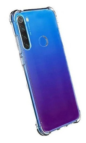 Carcasa Para Xiaomi Redmi Note 8 Transparente Reforzada