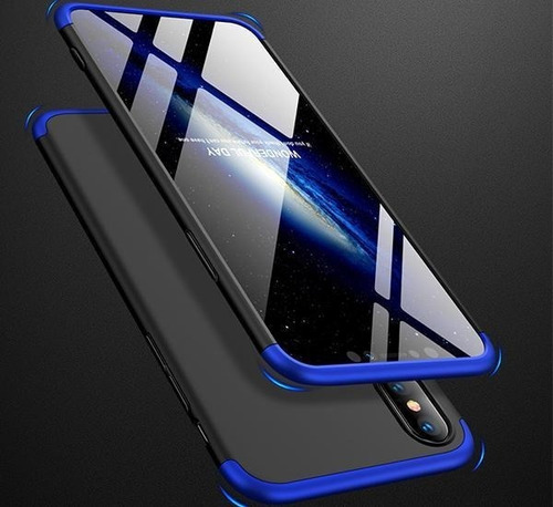 Imagen 6 de 6 de Carcasa Para iPhone X O Xs 360° Marca - Gkk + Hidrogel