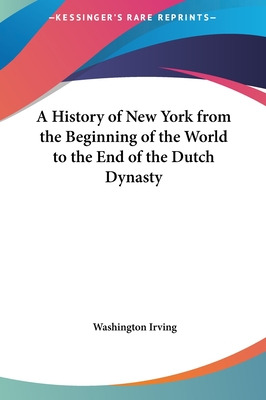 Libro A History Of New York From The Beginning Of The Wor...