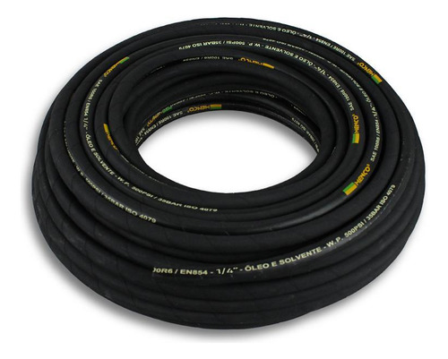 Mangueira Hidráulica Menco R6 1/4 Pol - 40m Nylon Reforçada