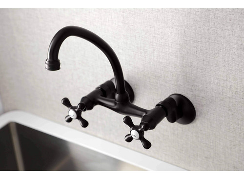 Kingston Brass Ks214orb Center De Pared De Pared Ajustable