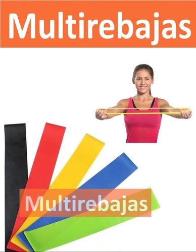 Bandas De Resistencias Elasticas Piernas Pilates Yoga