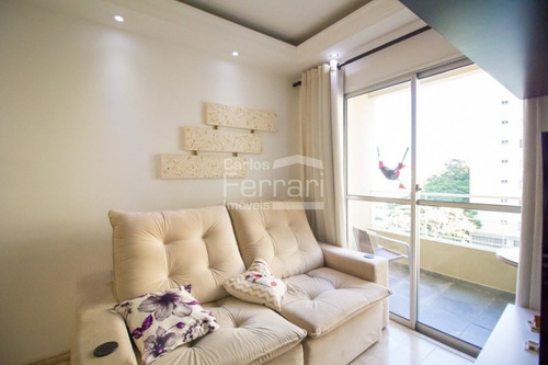 Imagem 4 de 15 de Apartamento Com 2 Dormitórios, 1 Vaga De Garagem- Sacada - Cf34828