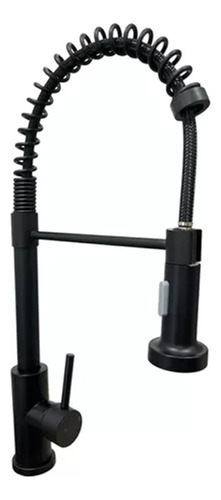 Griferia Cocina Calyx Mesada Hydros Negra 94900 Monocomando Acabado Mate Color Negro