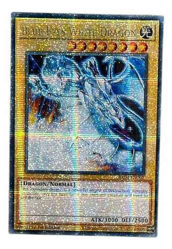 Yu-gi-oh! Blue-eyes White Dragon En002 Starlight Orica Proxy Blue Eyes White Dragon Art 1 Inglés