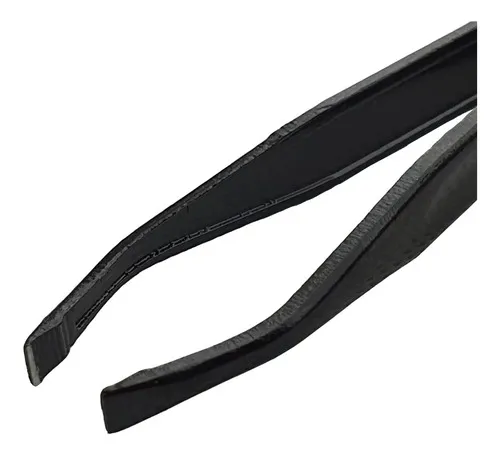 Kit profesional de 10 pinzas para cejas Mega Nzx, color negro