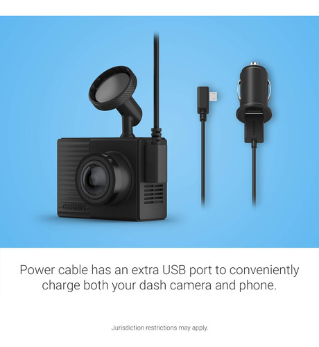 Garmin Dash Cam Tándem, Cámara Frontal Y Trasera De Doble