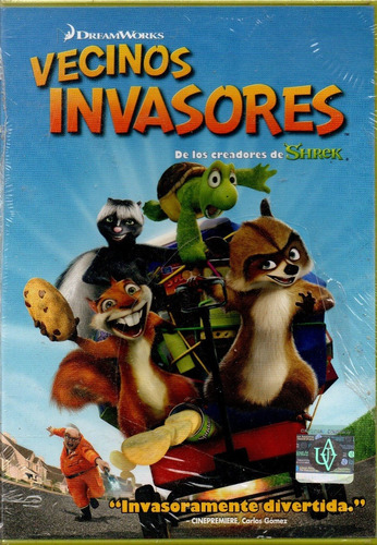 Vecinos Invasores - Dvd Nuevo Original Cerrado - Mcbmi