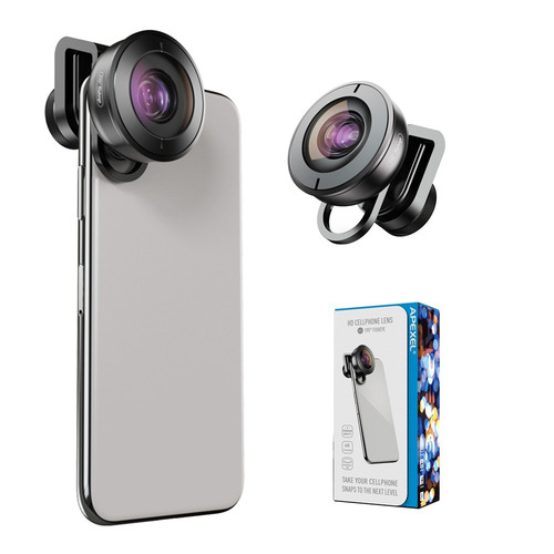 Lente Celular Ojo De Pez 195° Apexel Apl-hd5f / Tecnoshop