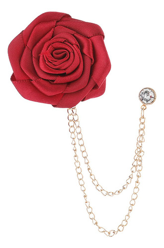 . 3 Traje De Boda Ramillete Flor De Rosa Artificial Broche