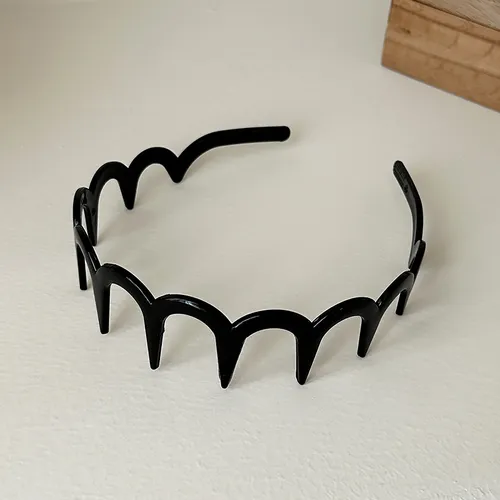 Diadema Antideslizante Con Dientes, Accesorio De Pelo En La