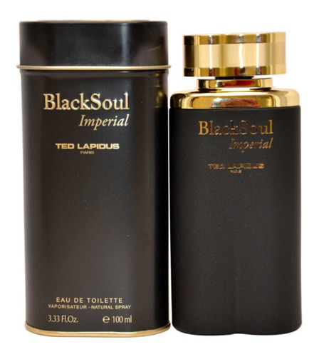 Edt 3.33 Onzas Black Soul Imperial Por Ted Lapidus Para