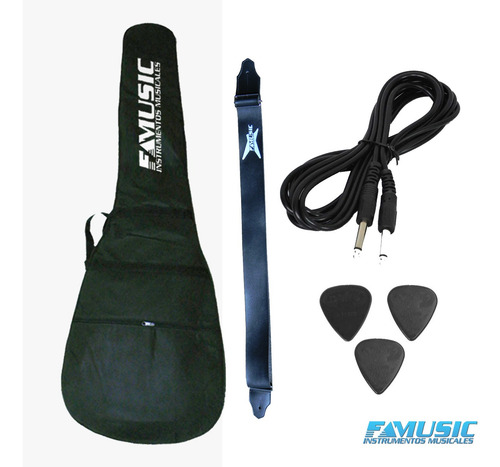 Guitarra Electrica Racker Ampli Marshall Mg10cf + Accesorios