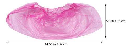 Funda Para Zapatos Rosa Desechable, Impermeable Y A Prueba D