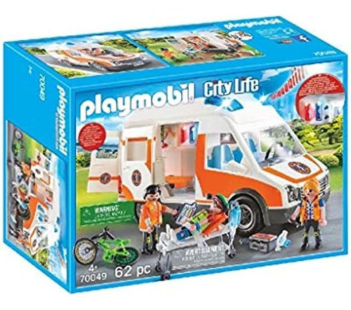 Playmobil Ambulancia Con Luces Intermitentes