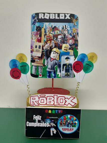Adorno Para Torta Roblox En Mercado Libre Argentina - cumpleaños torta de roblox para nena