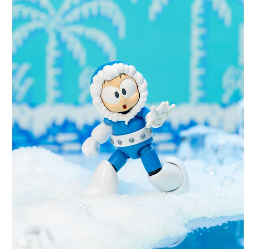 Figura Ice Man Articulada Megaman Jada Toys 15 Cm Ofert!