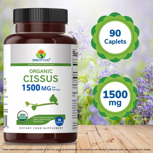 Cissus Quadrangularis Orgánico Formula Premium Americano