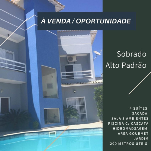 Imagem 1 de 14 de Vm152-excelente Sobrado Alto Padrão 04 Suítes