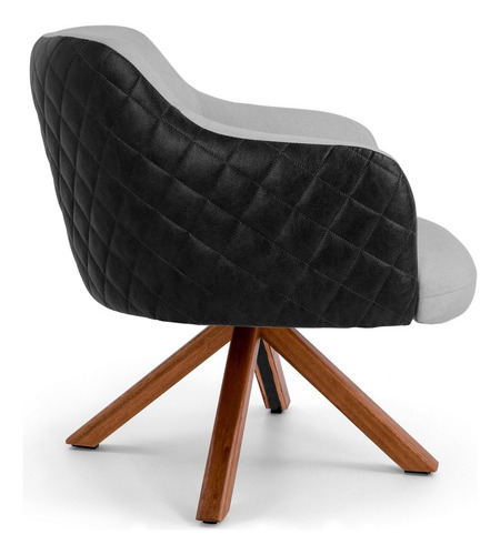 Kit 2 Poltronas Decorativas Jade Base Giromad Corano C-05 Lo
