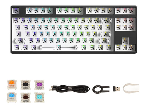 Kit De Modo De Teclado Keyboard Iblancod De 2,4 Ghz Bt Switc