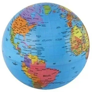 Globo Terraqueo Mapamundi C/movimiento Luz Led Mundo Obelisc