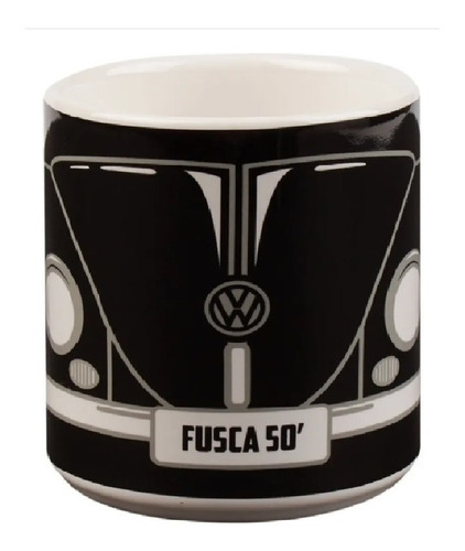 Caneca 50 Fusca Volkswagen Collection - 270 Ml  Preta