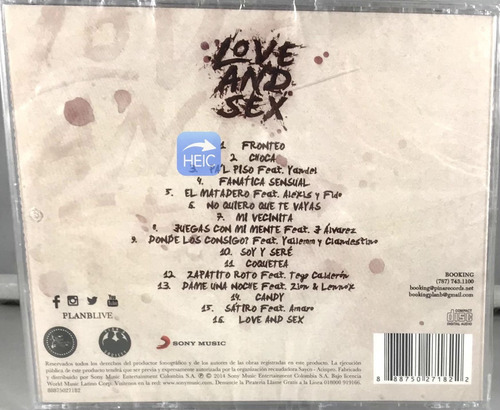 Imagen 2 de 2 de Plan B - Love And Sex