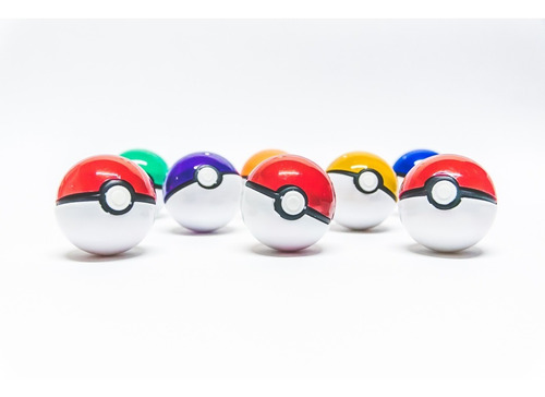 3 Pokebolas Con 2 Pokemones Cada Una